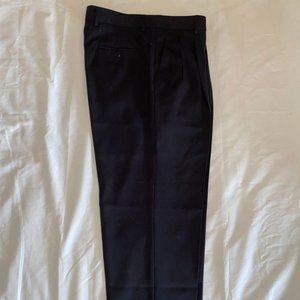 Joseph & Feiss Men’s Black Cuffed Dress Pants